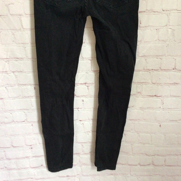 Levi’s 710 Super Skinny Black Distressed Denim Jeans - Size 12 - Picture 6 of 11